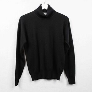 VALERIE STEVENS Two Ply Cashmere‎ Turtleneck Sweater VTG 90s Classic Luxury Sz S